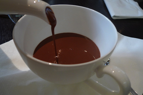 Cioccolata calda a Parigi